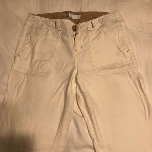 White Linen Pants